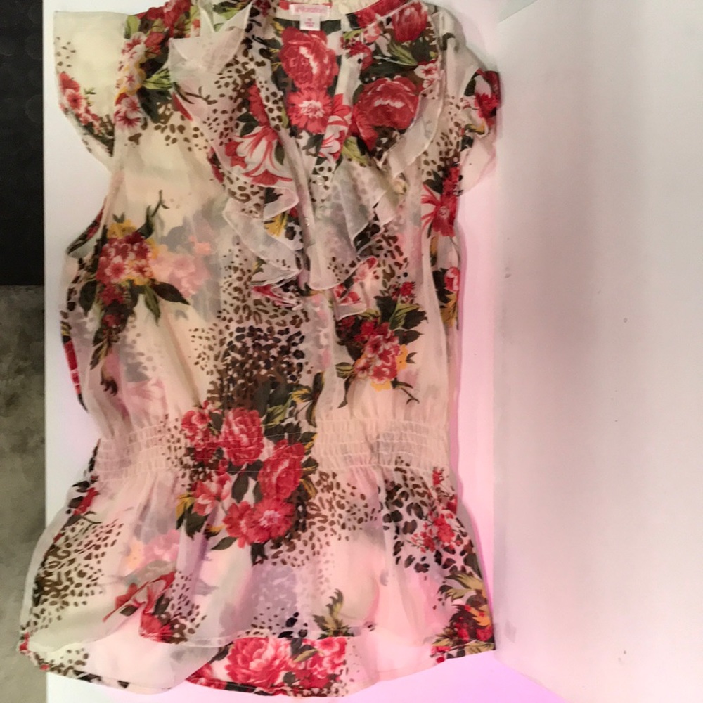 Floral and Animal Print Ouse